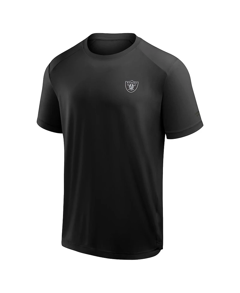 Fanatics Men's Black Las Vegas Raiders Front Office Move Mono T-Shirt