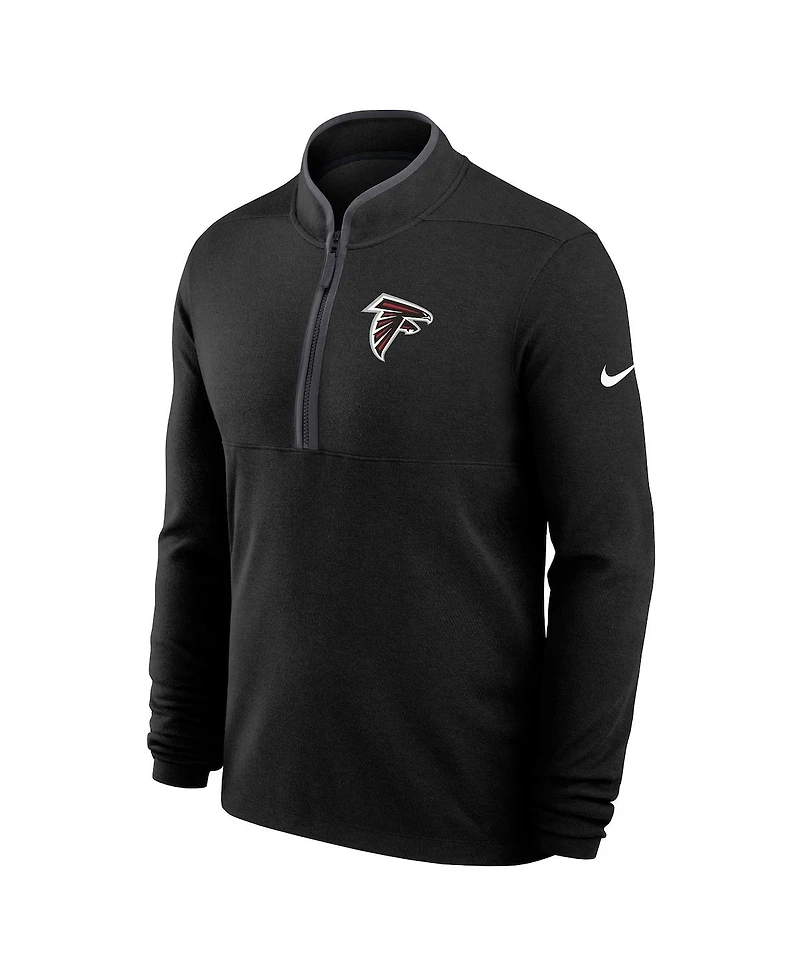 Nike Men's Black Atlanta Falcons Lightweight Victory Performance Half-Zip Pullover