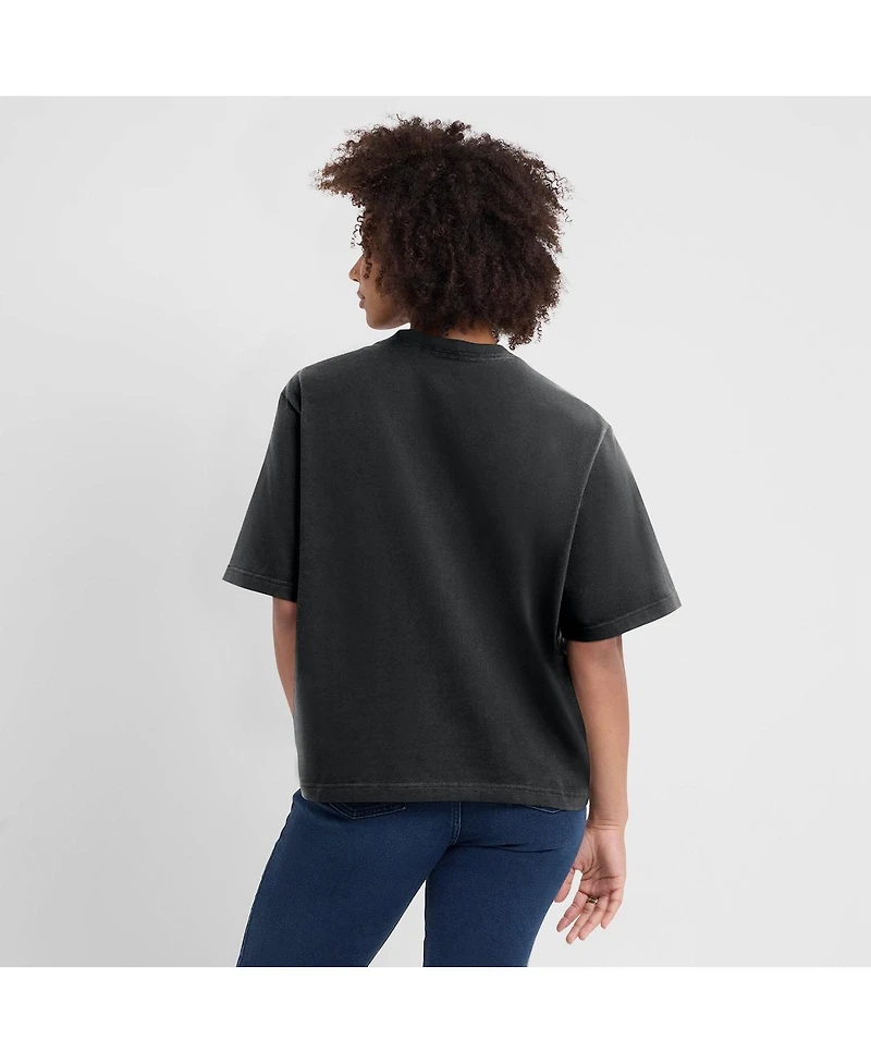 Nike Women's Black Pittsburgh Steelers Essential Script Relaxed Boxy T-Shirt