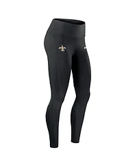 Nike Women's Black New Orleans Saints Primetime Epic Fast Performance Leggings