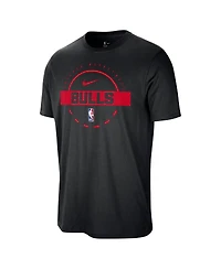 Nike Men's Black Chicago Bulls Authentic Practice T-Shirt