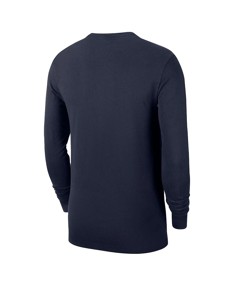 Nike Men's Navy Indiana Pacers Authentic Long Sleeve Practice T-Shirt