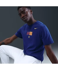 Nike Men's Blue Barcelona Flag T-Shirt