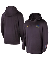 Nike Men's Black Golden State Warriors Authentic Practice Yoga Restore Pullover Hoodie