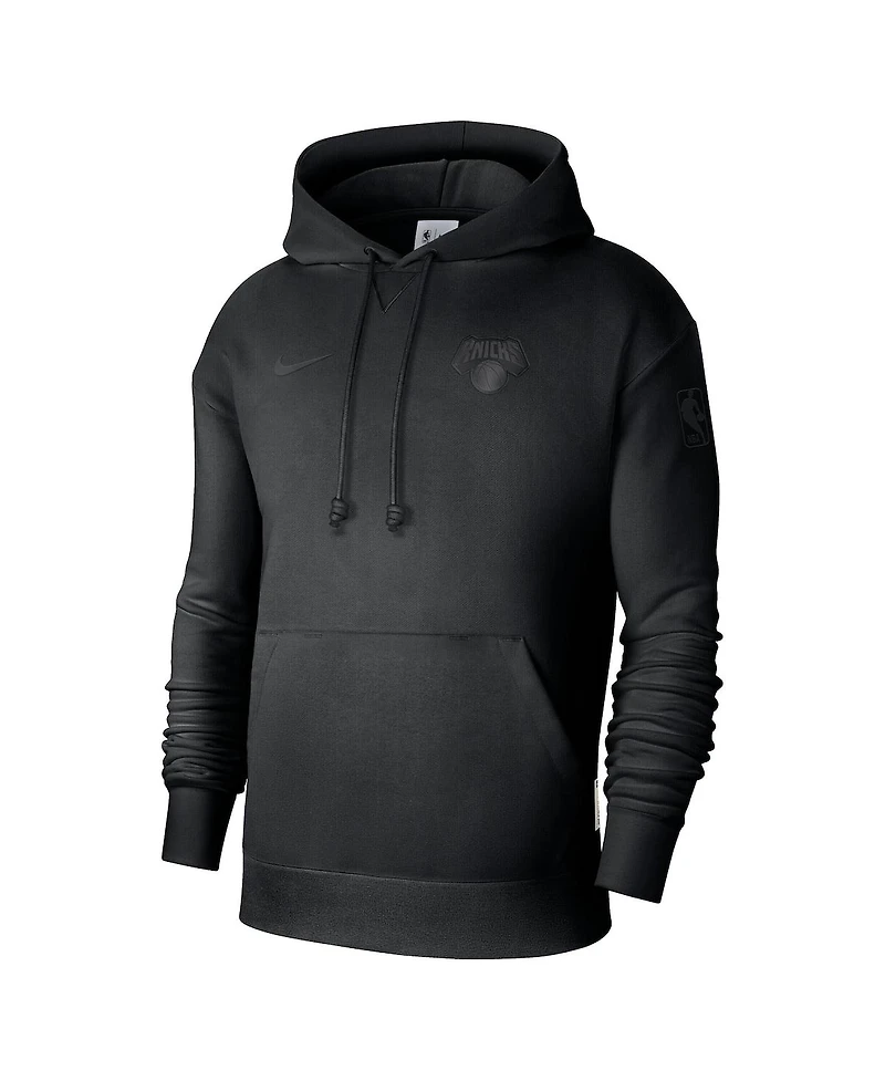 Nike Men's Black New York Knicks Authentic Travel Standard Issue Hoodie