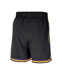 Nike Men's Black Los Angeles Lakers Authentic Practice Dna Woven Performance Shorts