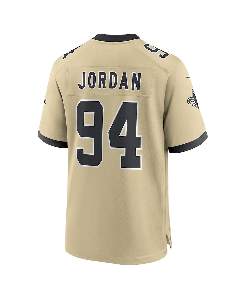 Nike Men's Cameron Jordan Gold New Orleans Saints Gameday Golds Alternate Game Player Jersey