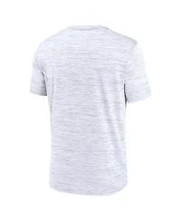 Nike Men's White Auburn Tigers Velocity Stacked Dri-fit T-Shirt