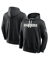 Fanatics Men's Black Las Vegas Raiders New Horizons Heritage Pullover Hoodie