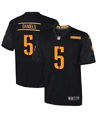 Nike Big Boys and Girls Jayden Daniels Black Washington Commanders Alternate Game Jersey