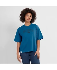 Nike Women's Blue New England Patriots Glory Arch Boxy T-Shirt