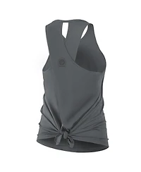 Nike Women's Gray Carolina Panthers Glory Crisscross Performance Tank Top