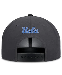 Jordan Men's Anthracite/Black Ucla Bruins 2025 On-field Patch Pro Dri-fit Snapback Hat
