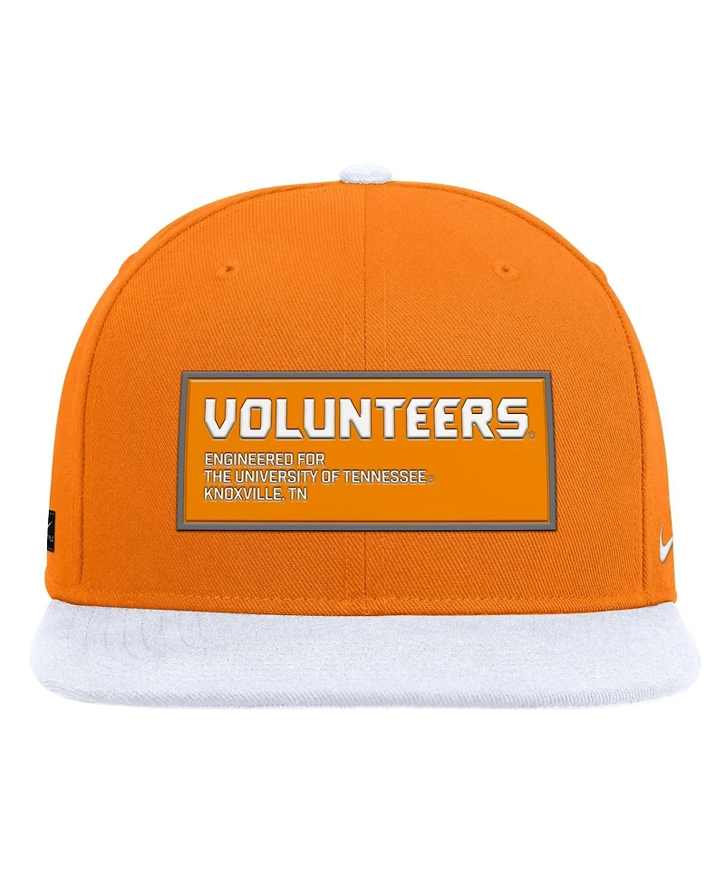 Nike Men's Tennessee Orange/White Tennessee Volunteers 2025 On-field Patch Pro Dri-fit Snapback Hat