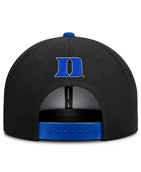 Nike Men's Black/Royal Duke Blue Devils 2025 On-field Patch Pro Dri-fit Snapback Hat