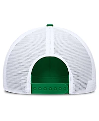 Nike Men's Green/White Oregon Ducks 2025 On-field Rise Engineered Trucker Adjustable Hat