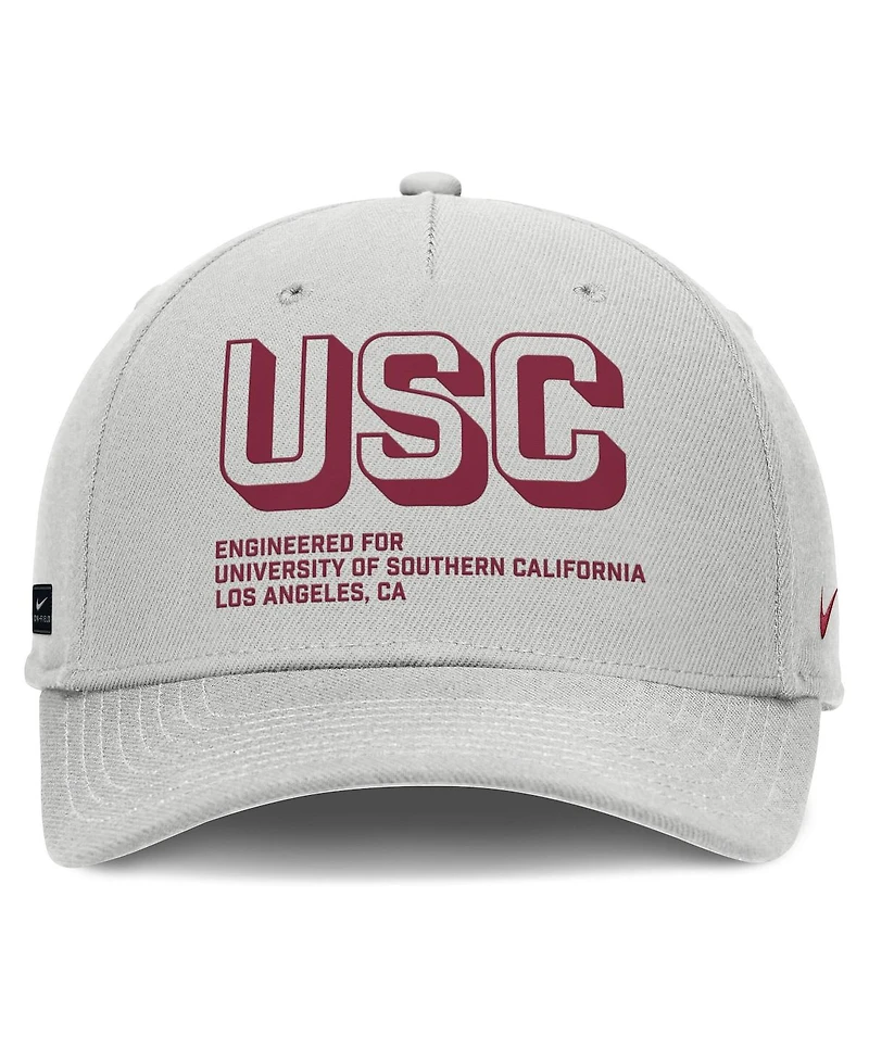 Nike Men's Gray Usc Trojans 2025 Sideline Dust Pinched Rise Adjustable Hat