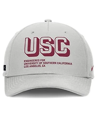 Nike Men's Gray Usc Trojans 2025 Sideline Dust Pinched Rise Adjustable Hat