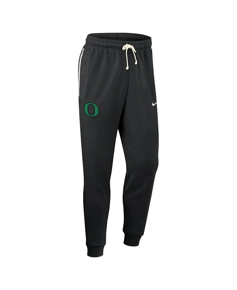 Nike Men's Black Oregon Ducks 2025 Sideline Standard Issue Dri-fit Taper Pants