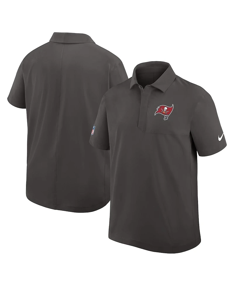 Nike Men's Pewter Tampa Bay Buccaneers Sideline City Pride Woven Performance Polo
