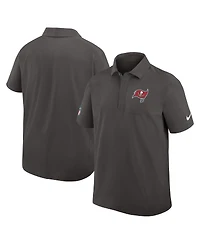 Nike Men's Pewter Tampa Bay Buccaneers Sideline City Pride Woven Performance Polo