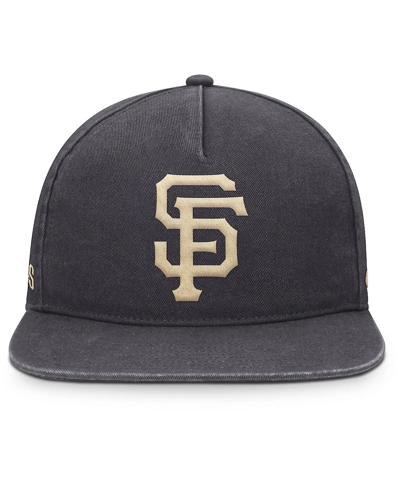 Nike Men's Anthracite San Francisco Giants Monotone Pro Adjustable Hat