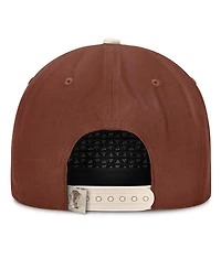 Fanatics Men's Brown/Cream Chicago Blackhawks Reminisce Vintage Adjustable Hat