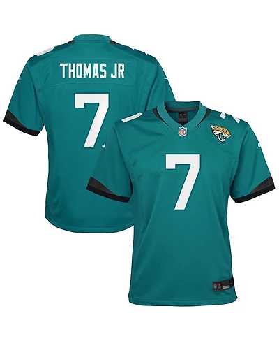 Nike Big Boys and Girls Brian Thomas Jr. Teal Jacksonville Jaguars Team Game Jersey