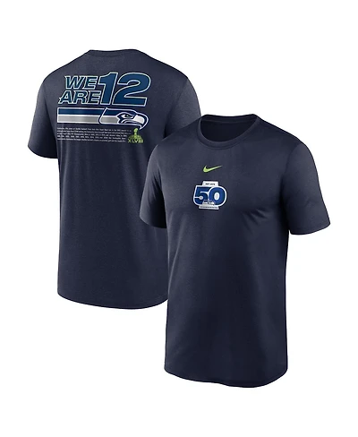 Nike Men's College Navy Seattle Seahawks 50th Season Legend Dri-Fit T-Shirt