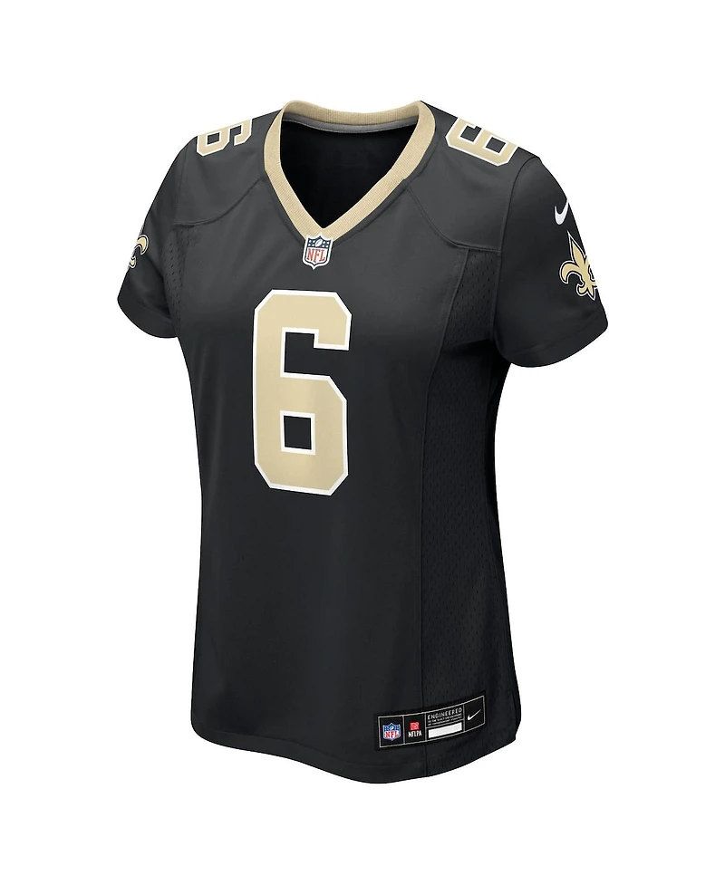 Nike Women's Tyler Shough Black New Orleans Saints Game Jersey