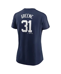 Nike Women's Riley Greene Navy Detroit Tigers Fuse Name Number T-Shirt