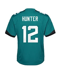 Nike Big Boys and Girls Travis Hunter Teal Jacksonville Jaguars Team Game Jersey