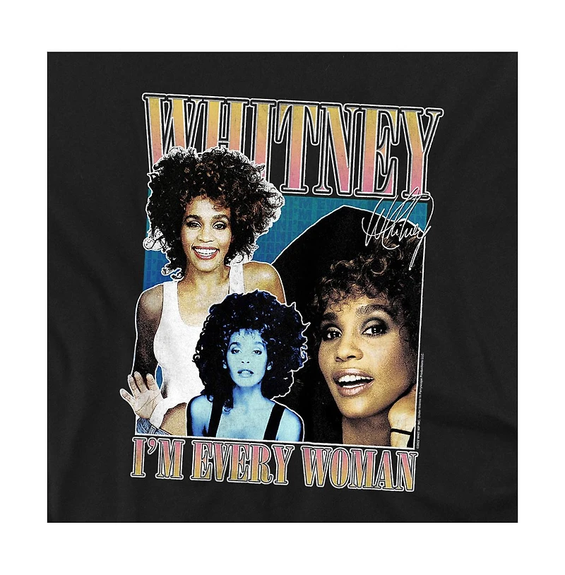Logovision Men's Whitney Houston Every Woman T Shirt