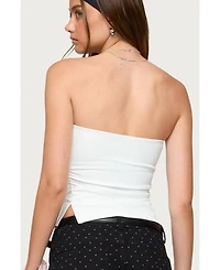 Edikted Women's Karina Side Slit Tube Top