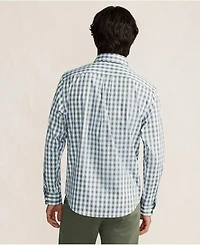 Lands' End Men's Long Sleeve Tailored Fit Travel Kit Shirt