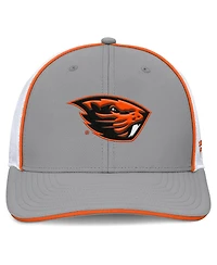Fanatics Men's Gray/White Oregon State Beavers Rapid Trucker Adjustable Hat