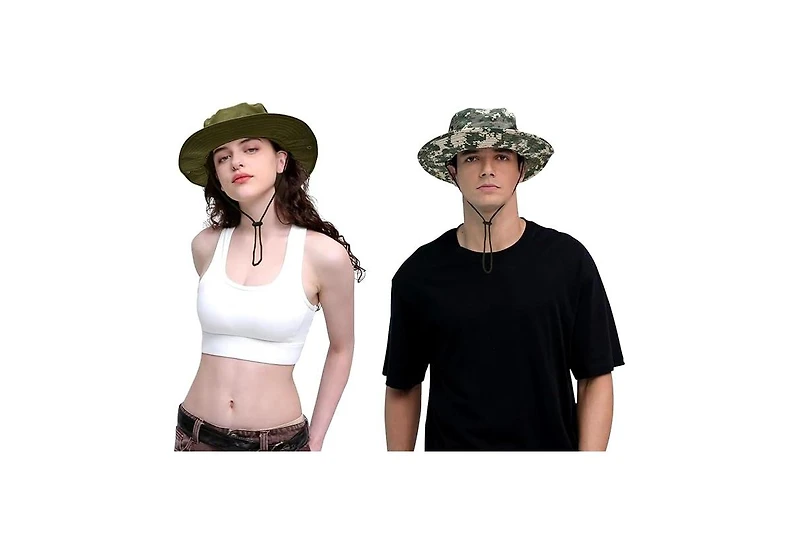 Multijoy Sun Hats for Men Women Bucket Hat Upf 50+ Boonie Foldable Uv Protection Hiking Beach Fishing Summer Safari