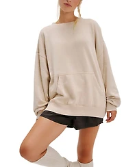 Free People Women's Slow It Down Pullover Sweatshirt