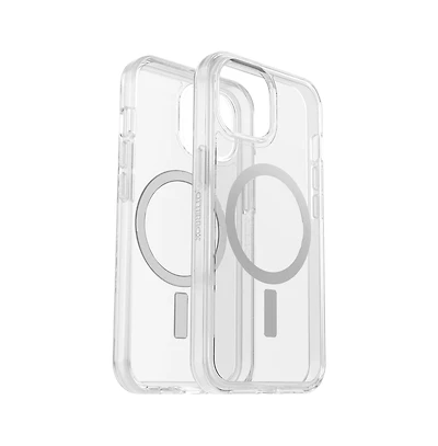 OtterBox Symmetry Plus Clear MagSafe Case for Apple iPhone 15 / 14 13-Clear