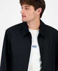 Hugo Boss Men's Bapo Harrington Mid-Weight Regular Fit Wax Jacket