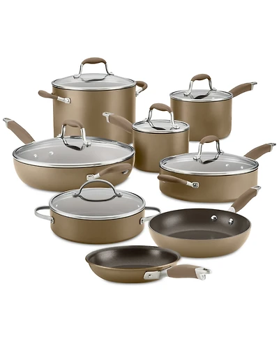 Anolon Advanced Home Nonstick Hard-Anodized 14-Pc. Cookware Set