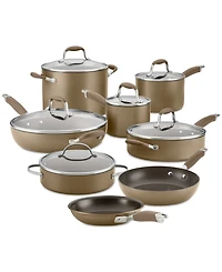 Anolon Advanced Home Nonstick Hard-Anodized 14-Pc. Cookware Set