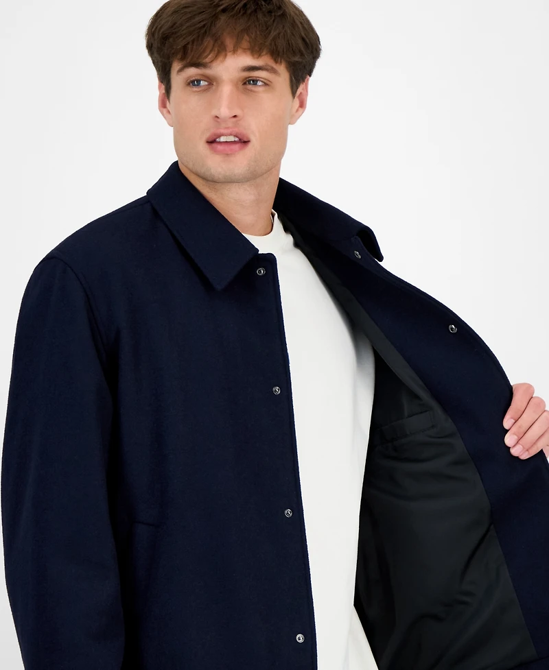 Hugo Boss Men's Baksi Slim-Fit Coach Jacket