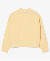 Lacoste Usa Women's Crewneck Logo Long-Sleeve Sweatshirt