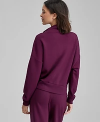 And Now This Petite Quarter-Zip Long Sleeve Top, Macy's Exclusive