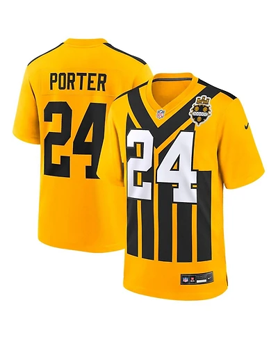 Nike Men's Joey Porter Jr. Gold Pittsburgh Steelers Alternate 1933 Throwback Game Jersey