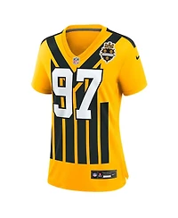Nike Women's Cameron Heyward Gold Pittsburgh Steelers Alternate 1933 Throwback Game Jersey
