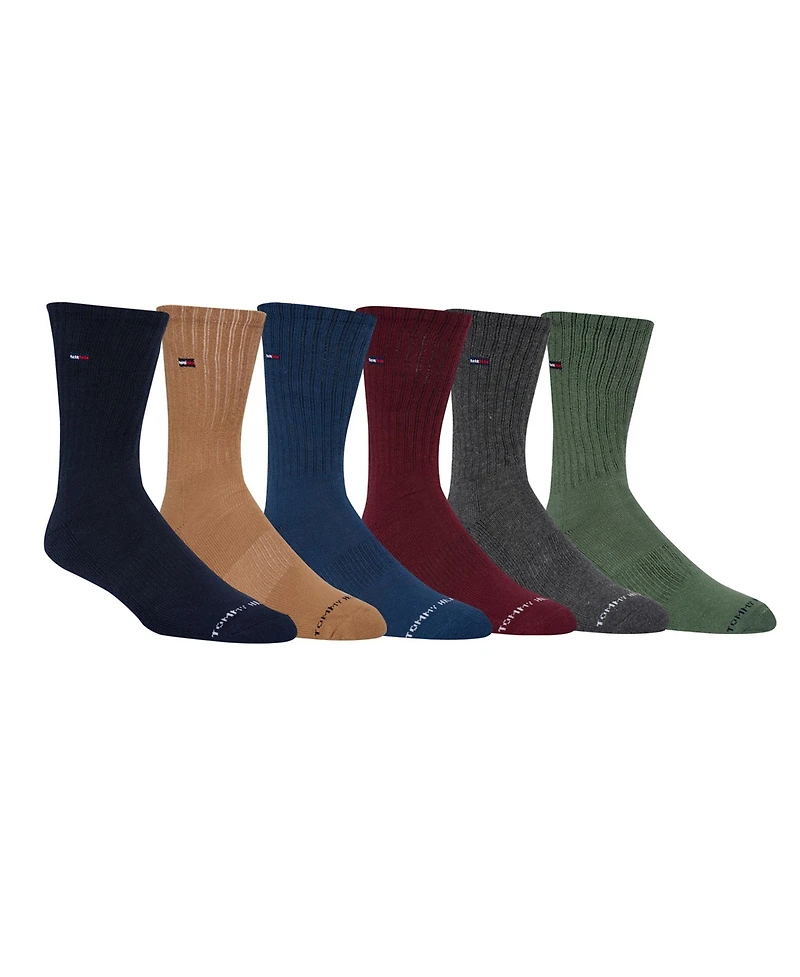 Tommy Hilfiger 6-Pack Cushion Sole Sports Crew Socks