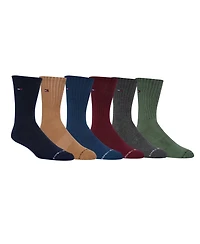 Tommy Hilfiger 6-Pack Cushion Sole Sports Crew Socks