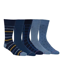 Tommy Hilfiger Men's Dress Crew Socks, 5-Pack
